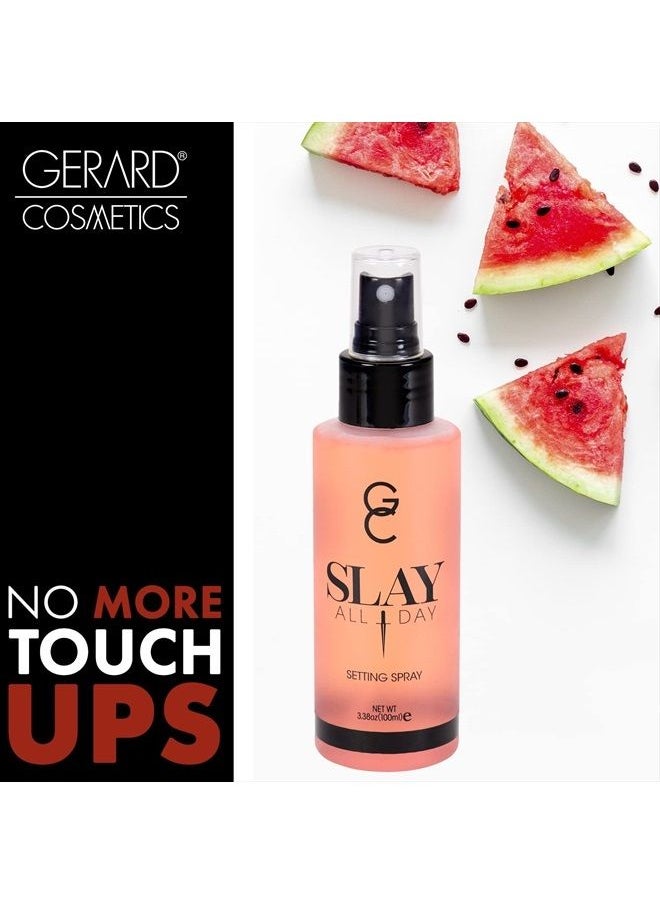 Gerard Cosmetics Slay All Day Setting Spray - Controls Oil To Increase Makeup Longevity - Maintains Optimal Hydration - Prevents Makeup from Settling in Pores - Watermelon - 3.38 oz  - Image 2