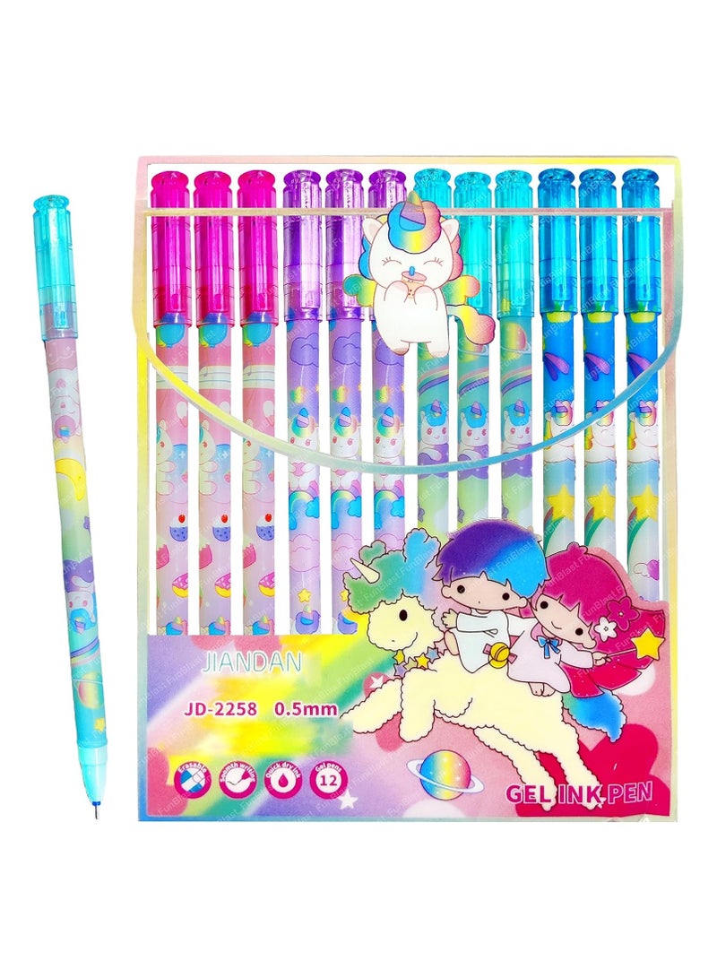Generic Men's Gel Pen for Kids, 0.5mm Erasable Blue Gel Pen for Kids and Boys, 3 Pack  - Image 2
