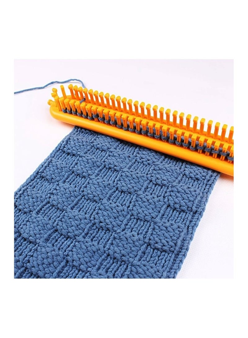 Altheqa 3pcs/Set Weaving Loom Knitting Kit Plastic Pompom Sock Hat Scarf Scarves Maker Plastic Long Handle DIY Weaving Tool Random Color - Image 2