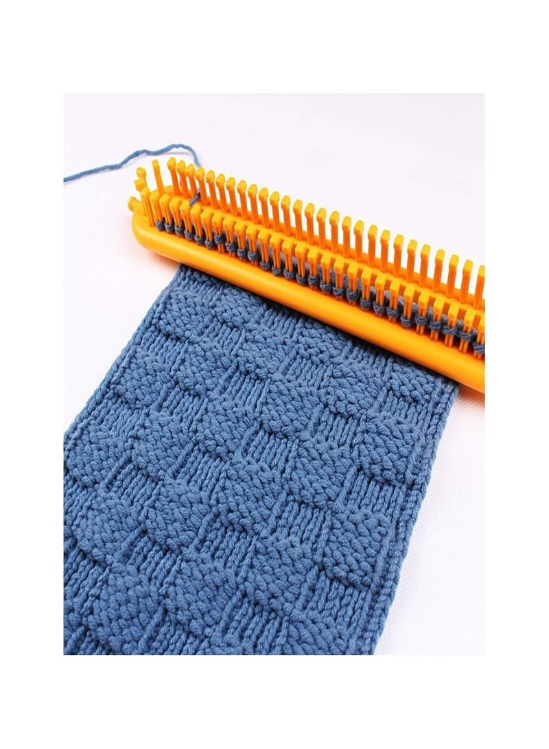 Altheqa 3pcs/Set Weaving Loom Knitting Kit Plastic Pompom Sock Hat Scarf Scarves Maker Plastic Long Handle DIY Weaving Tool Random Color - Image 3