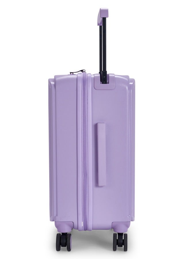 LIMRA Travel Bag From Limra Made Of PC Cabin Carry Check-In Luggage Trolley Size 20 inch Color Purple - Image 3