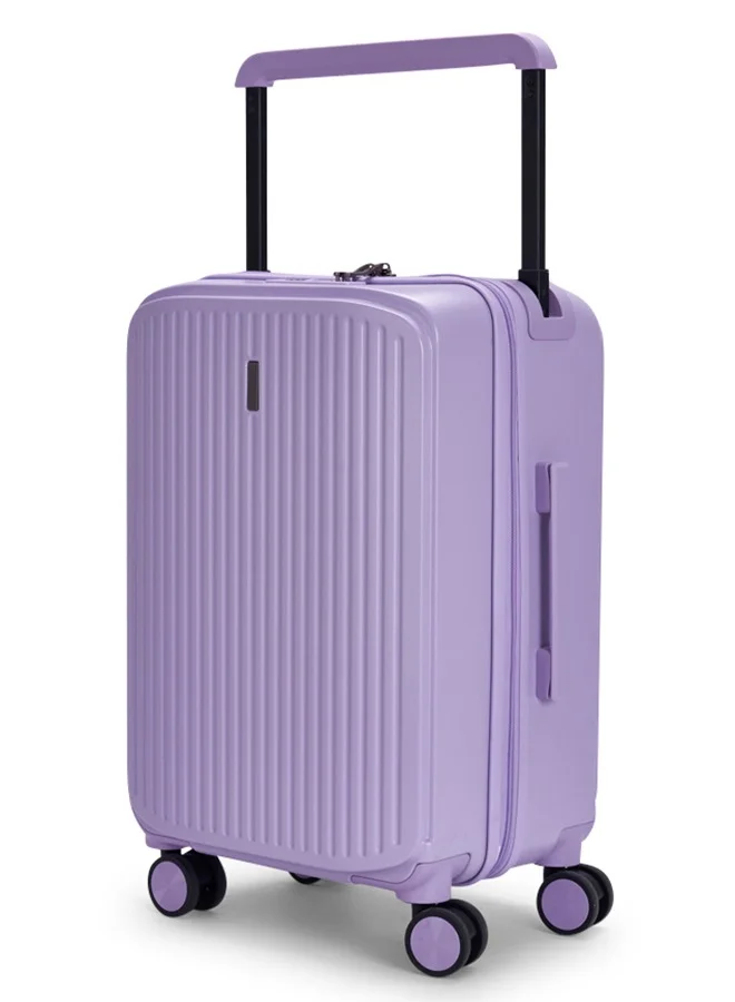 LIMRA Travel Bag From Limra Made Of PC Cabin Carry Check-In Luggage Trolley Size 20 inch Color Purple