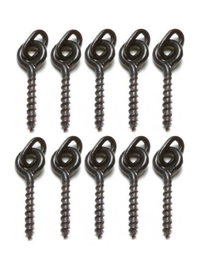 NIBEMINENT 12mm Oval Loop Bait Metal Screws for Carp Fishing Tackle 20 x 10 20cm  - Image 4