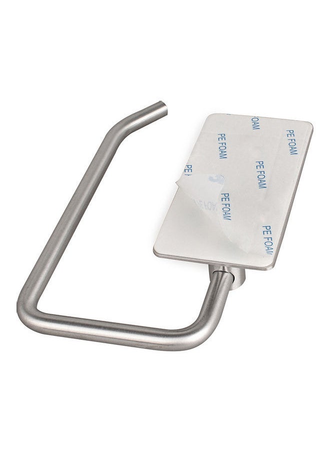 NIBEMINENT Stainless Steel Toilet Paper Holder Silver 5.7x3.1inch  - Image 2