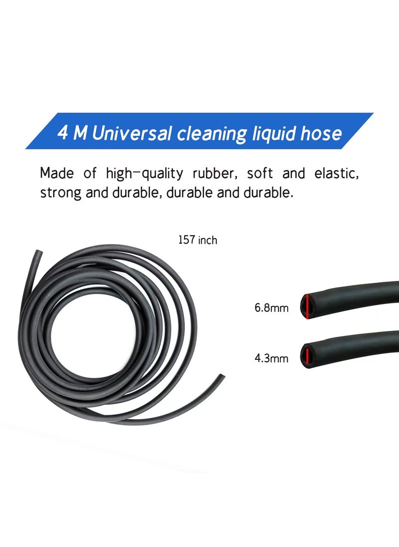 Patonu Windshield Washer Hose Kit, 4 Meter Washer Fluid Hose with 12 Pcs Hose Connectors, Suitable for Most Car Windshield Washer Tubing  - Image 5