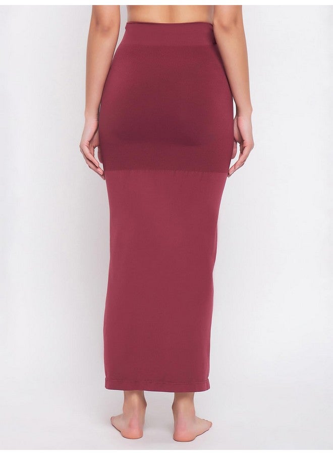 Clovia Clovia Women's Saree Shapewear with Drawstring Waist (SW0048P09M_Maroon_M) - Image 5