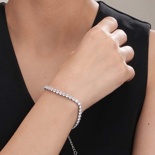 PALMONAS Diamond Affair Bracelet (Silver/Gold) (Silver) - Image 2