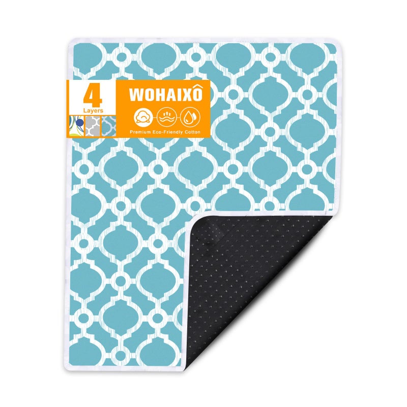 Ironing Mat Portable Travel Ironing Pad 28 x 24inch Ironing Mat for Table Top of Washer Dryer Table Top Countertop Silincoe Coating and Scorch Resistant