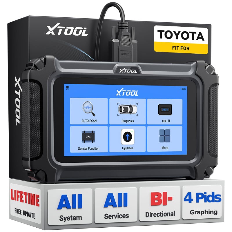 XTOOL IP500 for Toyota OBD2 Scanner Full Systems BiDirectional Scan Tool for ToyotaLexusScion with MultiinOne Live Data Graph All Reset ServicesInjector CodingEPBABS Lifetime Free Update - Image 3