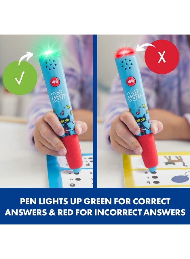 Educational Insights Hot Dots Pete The Cat Preschool Reading & Math - Preschool Learning Activities for Kids Ages 4+ - Image 1