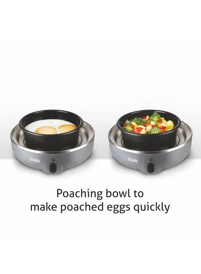 GLEN Glen Egg Boiler 7 Egg, 1 Poaching Cup, Auto shut Off, 350W (SA3040EB7) GREY - Image 3