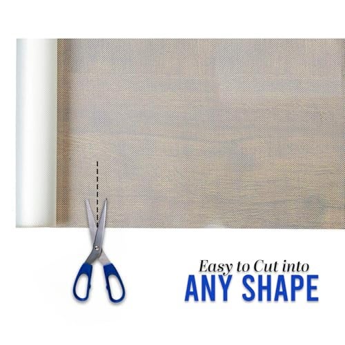 Bulfyss URBANFIX Multipurpose 45cm x 5m Super Strong EVA Anti-Slip Bathroom Kitchen Cabinet Placemats Shelf Mat Liner Sheets Roll, Fridge Mat, Table Mat (45cm X 5 Meters Roll, Transparent White) - Image 2