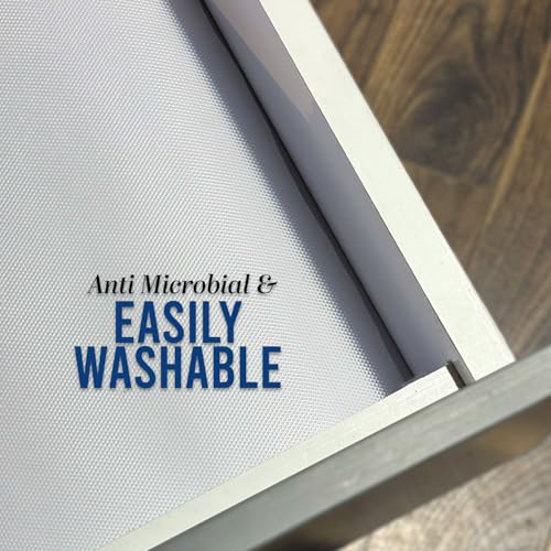 Bulfyss URBANFIX Multipurpose 45cm x 5m Super Strong EVA Anti-Slip Bathroom Kitchen Cabinet Placemats Shelf Mat Liner Sheets Roll, Fridge Mat, Table Mat (45cm X 5 Meters Roll, Transparent White) - Image 3