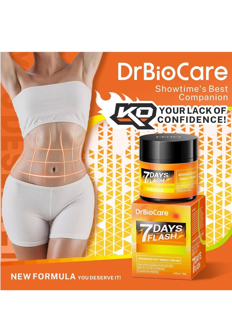 DrBioCare DrBioCare Advanced Hot Sweat Cream, Natural Sweat Enhancer Cream for Men and Women, Makes You Sweat Stronger and Faster  - Image 1