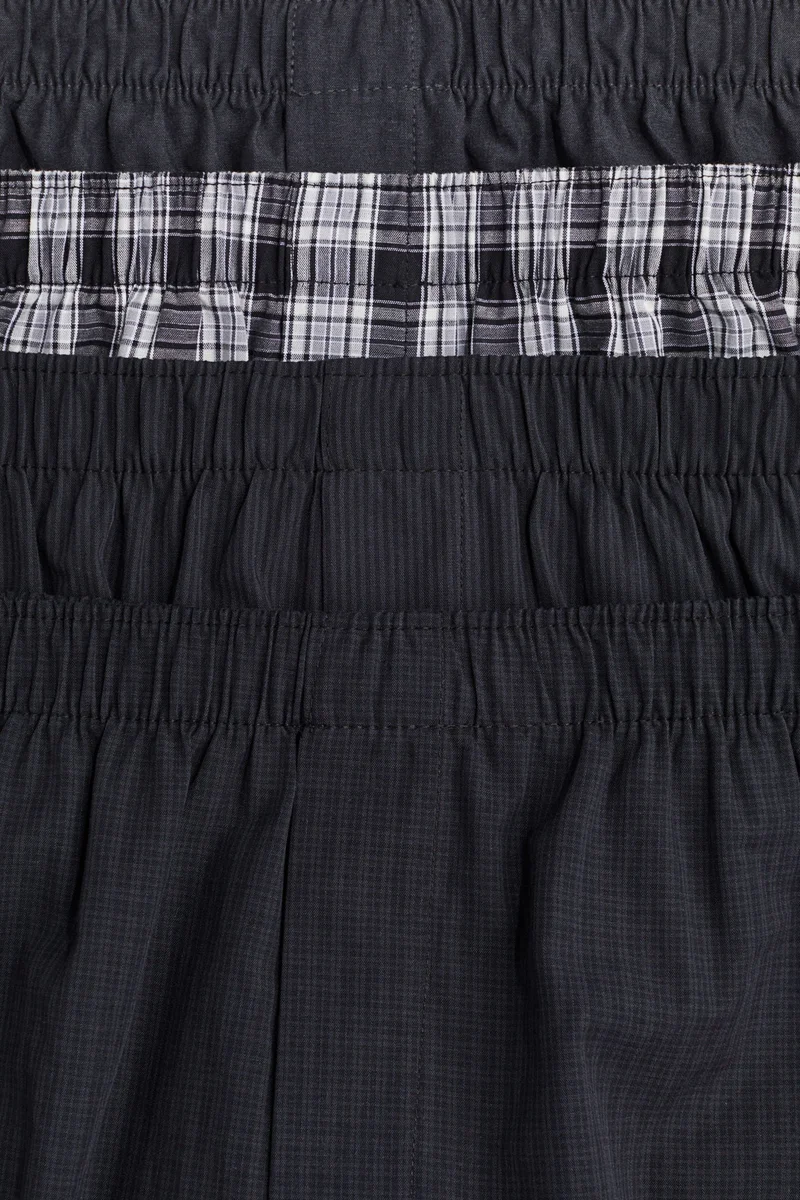 H&M  4-pack woven boxer shorts for Men | Best Price UAE