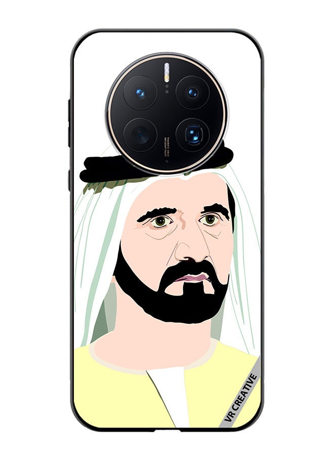 VR CREATIVE Protective Case Cover For Huawei Mate 50 Pro Sheikh Mohammed Bin Rashid Al Maktoum Design Multicolour - Image 1