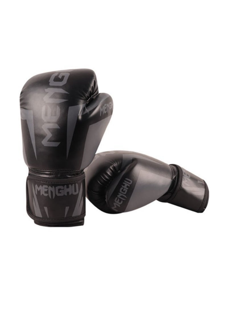 JINFANLI 14Oz Adult Training Boxing Gloves Made of PU Material,A Gift for Sports Enthusiasts,Suitable for Boxing Training and Other Sports Training(Black) - Image 3