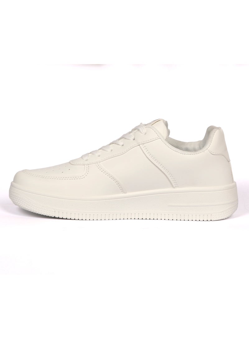 DESAI Women's casual shoes lace up White - Image 3