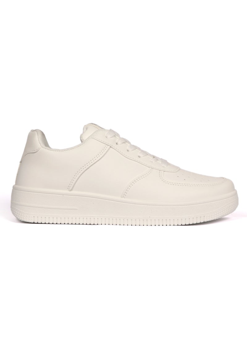 DESAI Women's casual shoes lace up White - Image 4