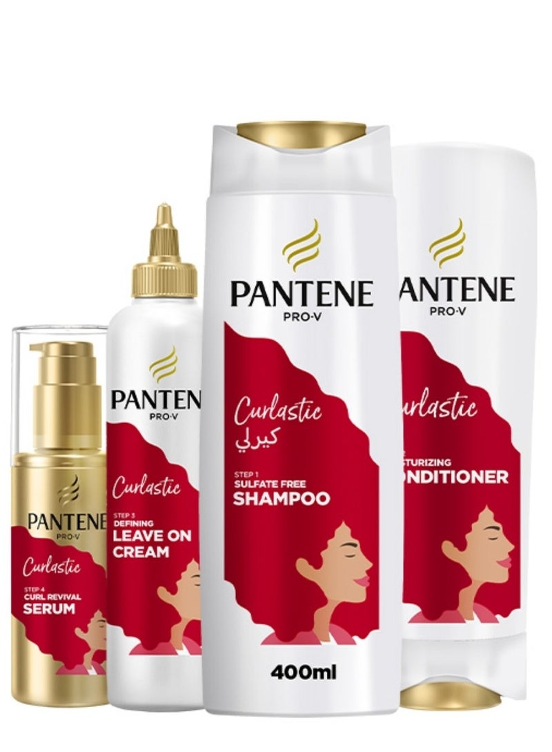 Pantene Pro-V Curl Revitalizing Set + Sulfate Free 400ml with Pantene Pro-V Curl Revitalizing Conditioner 360ml, Pantene Pro-V Curl Revitalizing Cream 270ml and Pantene Pro-V Curl Revitalizing Serum - - Image 2