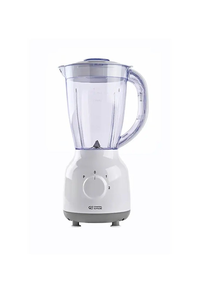 GENERAL SUPREME General Supreme 1.5 Liter Electric Blender with Grinder, 450 Watt, White  - Image 2