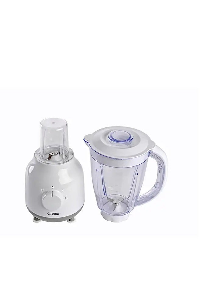 GENERAL SUPREME General Supreme 1.5 Liter Electric Blender with Grinder, 450 Watt, White  - Image 4