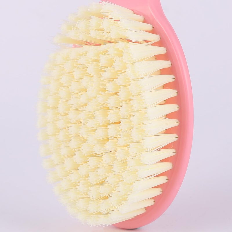 3pcs Long Handle Bath Brush Body Scrubber Exfoliating Soft Bristles Random Color - Image 4