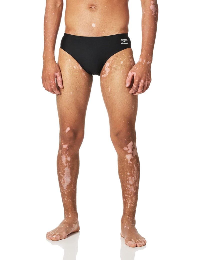 Speedo Mens Brief Endurance+ Solid Adult Swimsuit  Speedo Black  38 Us