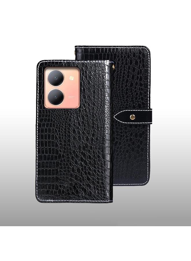 The Bros Case For vivo Y78 5G Crocodile Texture Leather Phone Case