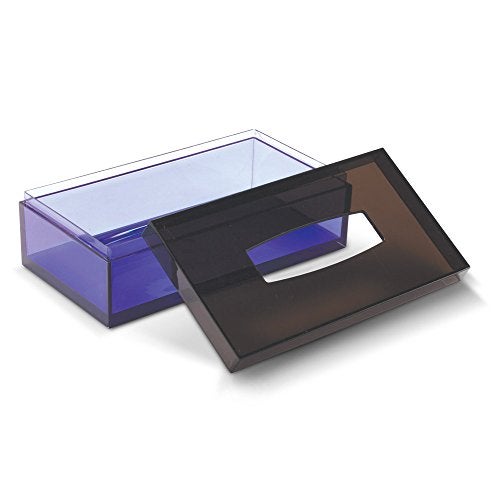Freelance Float Acrylic Paper Napkin, Towel, Tissue Box, Holder, Dark Blue - Image 2