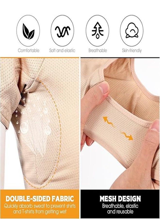 GUDOO Women's Sweatproof Underarm Vest – Anti-Sweat Innerwear with Built-in Armpit Pads – Reusable, Invisible, Breathable Undershirt for Hijabi & Active Women  - Image 2