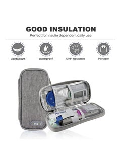 Leng Ke Insulin Cooler Case, Insulated Medicine Travel Cooler Lightweight Insulin Travel Case with 2 Reusable Ice Packs  - Image 5