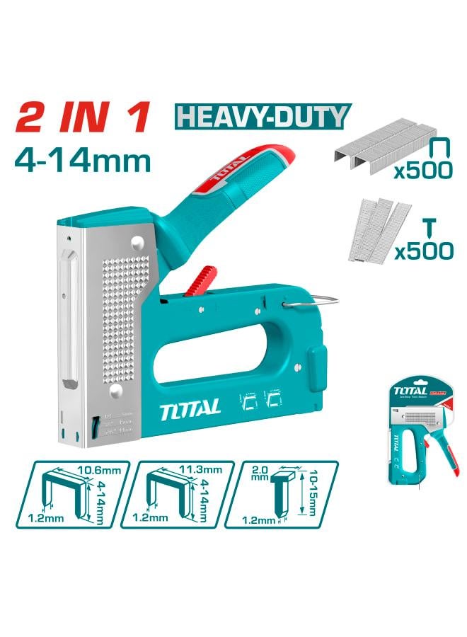 TOTAL 2-in-1 Heavy-Duty Staple & Brad Nail Gun