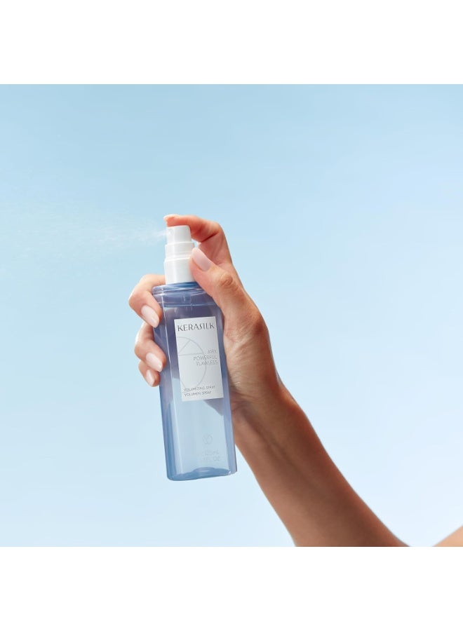 KERASILK Volumizing Spray | Enhances Volume & Body |Provides Weightless Conditioning & Detangling |With Heat Protection | For Limp, Flat Hair | 125ml - Image 2