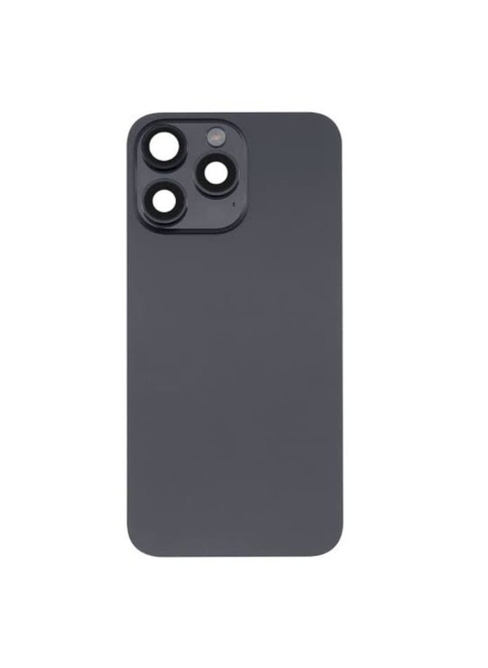 Generic - OEM Replacement Back Glass for iphone 15 Pro Max Natural Black - Image 1