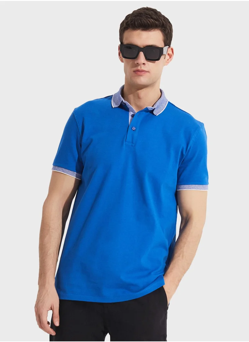 JUNE Essential Slim Fit Polo