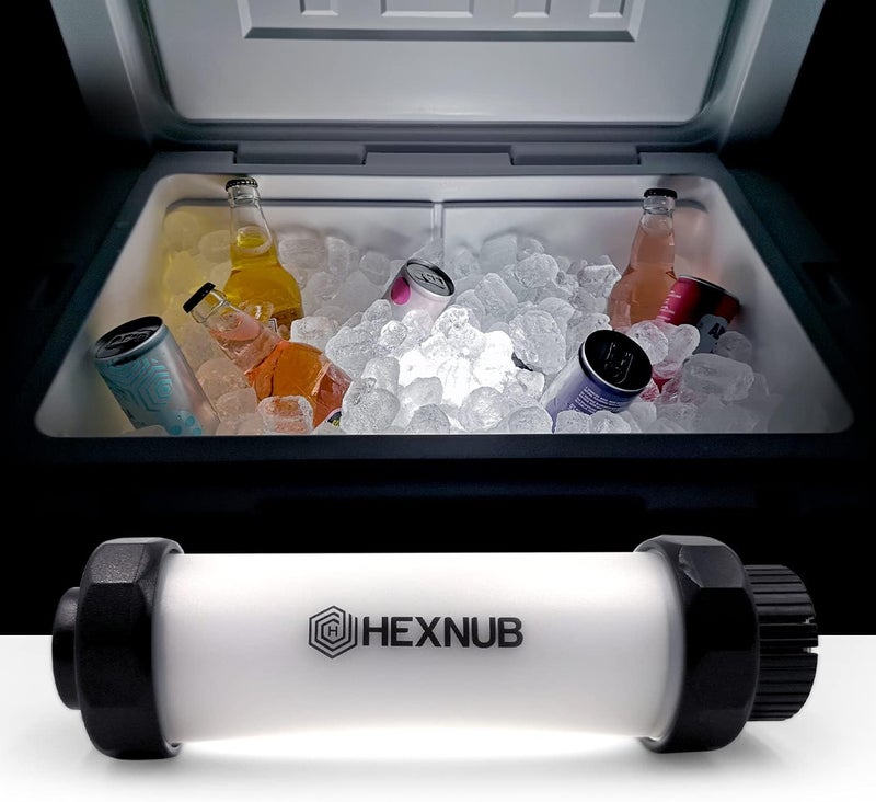 HEXNUB Cooler Box Light, Waterproof, Rechargeable LED Light Compatible with YETI, RTIC, ORCA, Ninja, Igloo, Coleman Ice Chest, Magnetic Base, Great for Outdoor Events, Camping Fishing Hunting Boating - Image 1