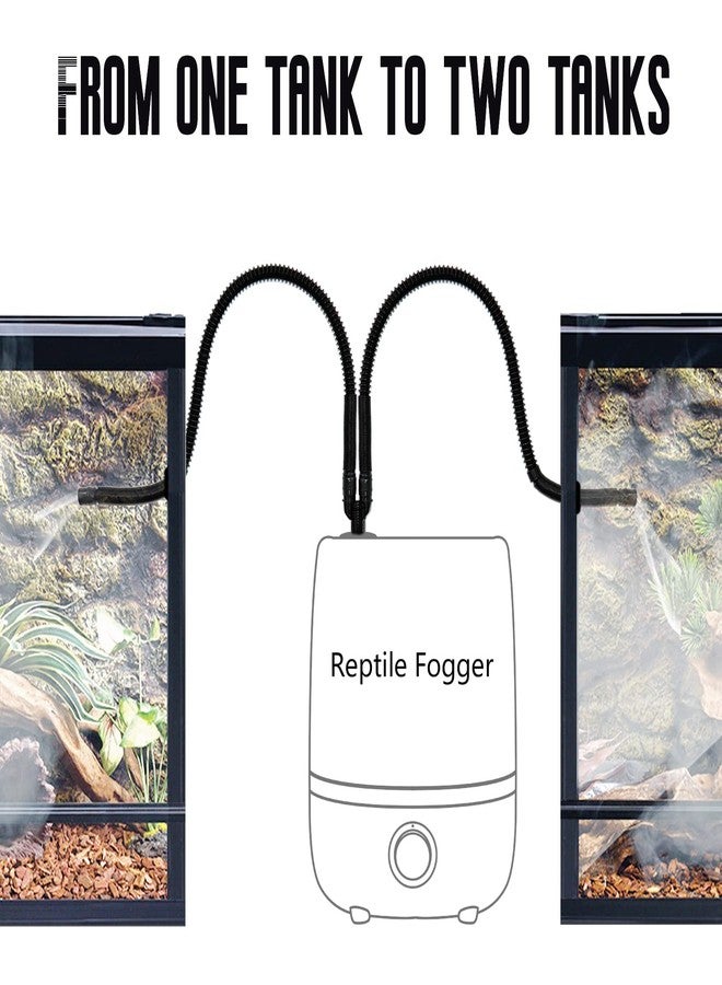 Surfante Reptile Fogger Extension Tube, Accessories of Reptile Humidifier Mister Fogger Suitable for Reptiles Amphibians Terrarium - Image 2