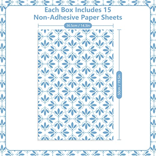 SCENTORINI 15 Sheets Drawer Liners for Dresser, Linen Scented Drawer Liners, Drawer Paper Liner 14.3x19.5 Inch, for Fragrant Drawer Liners for Home Shelf Closet - Image 2