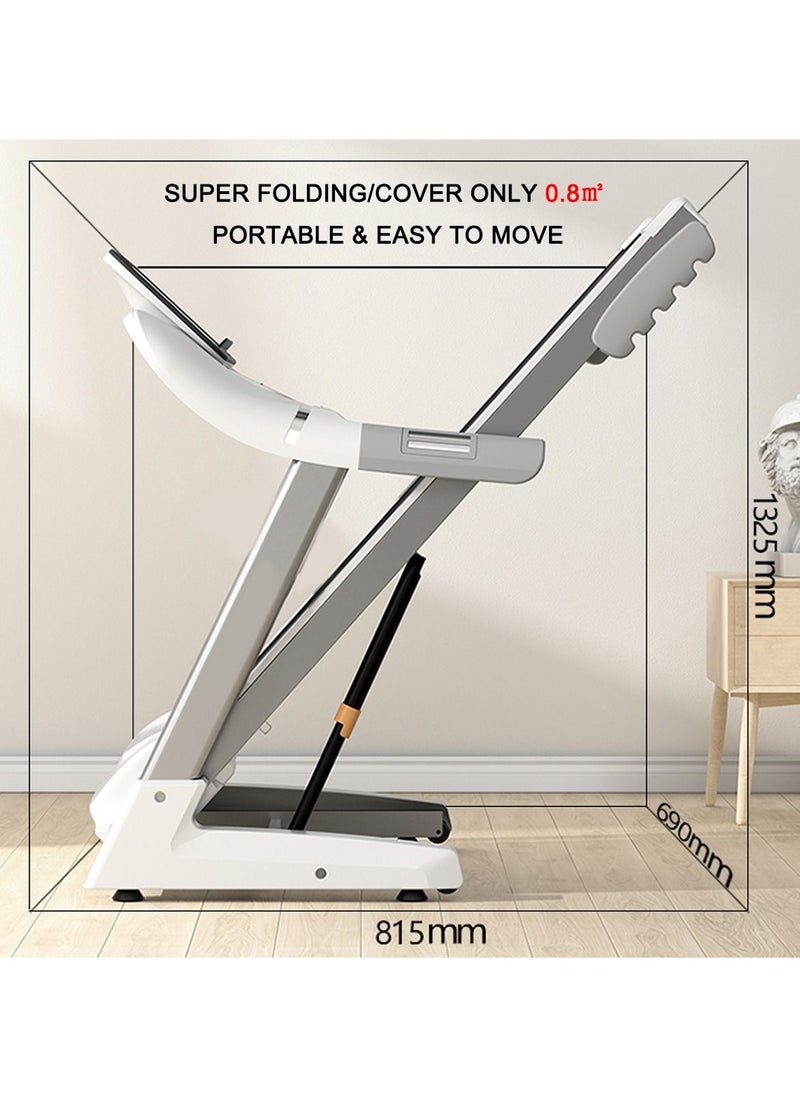 Other Manufacturer - Automatic Motorized Treadmill Electric Foldable Treadmill for Home Use Walking & Running Machine - Large 10.1 inches Touchscreen Display with Wifi - Speed 0.8-12 KM/hr - Image 1