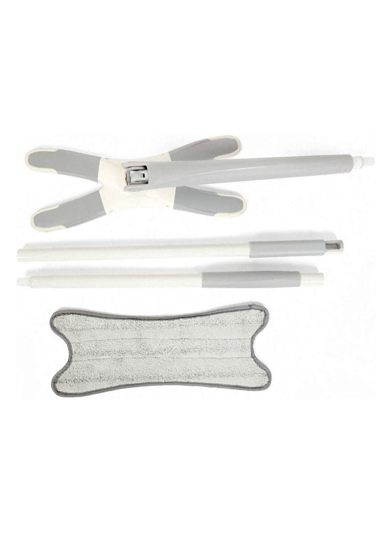 DubaiGallery 360° Rotating Head Washable Microfibre Floor Twist Mop White/Grey - Image 3
