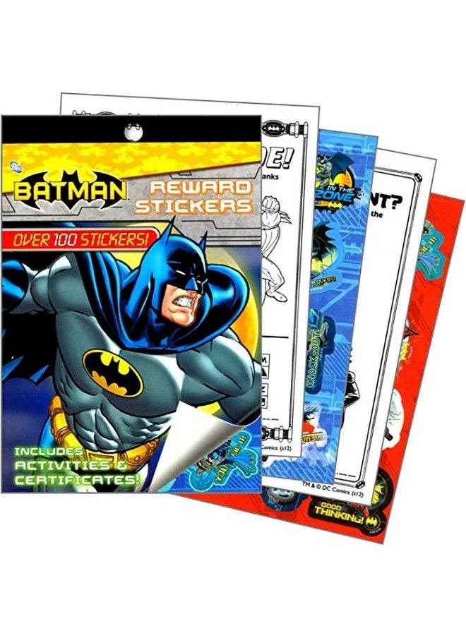 Batman Coloring Stickers Books Set With Reward Stickers Coloring Pages Games And Activities Bundle Includes Separately Licensed Gww Stickers  - Image 4