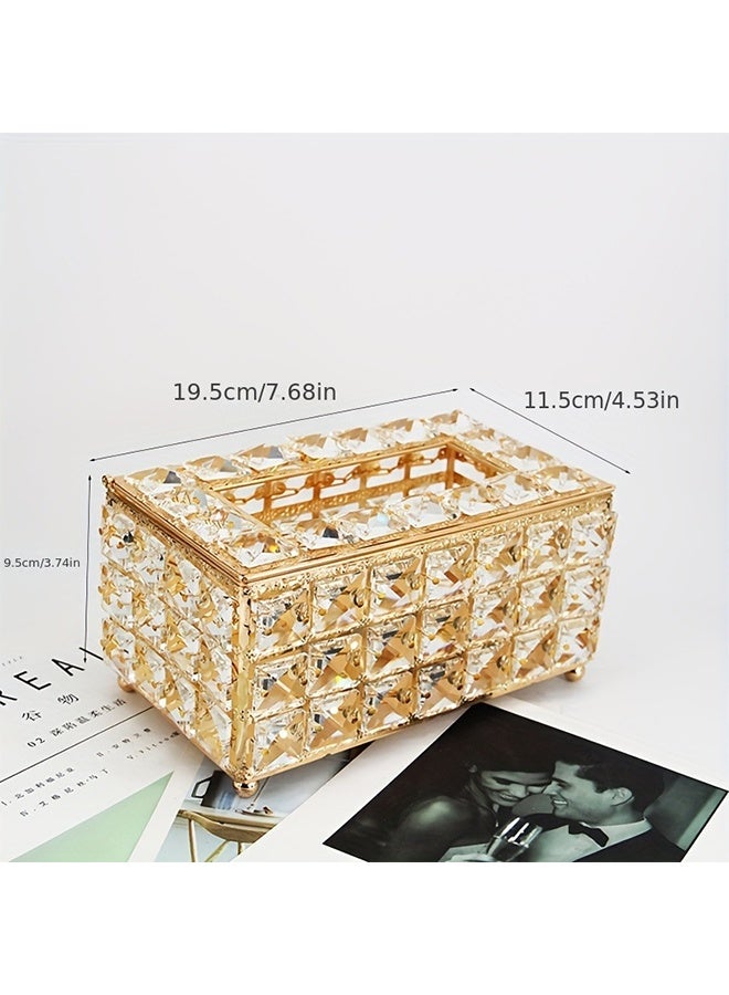 Tissue Storage Box Gold - Image 1