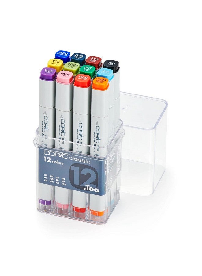Copic Markers 12-Piece Basic Set - Image 2