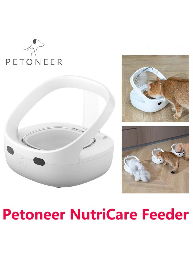 بيتونر جهاز تغذية الحيوانات الأليفة الذكي Petoneer NutriCare للمنازل التي تضم أكثر من حيوان أليف - تحكم عبر تطبيق، تحديد هوية الشريحة الإلكترونية، تغذية مضادة للسرقة، موزع تلقائي للقطط والكلاب - Image 1
