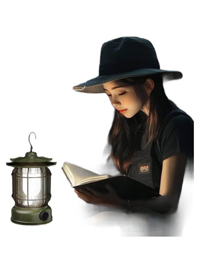 SHENYU Camping Light, Outdoor Rechargeable Lantern, Tent Light, Hanging Light, Horse Light, Power Outage Home Lighting, Long-Lasting Battery Life - Image 1