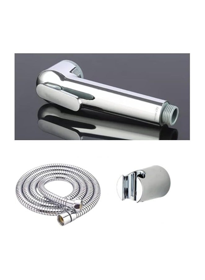 Bidet Sprayer Set for Toilet - Handheld Toilet Bidet Sprayer with Premium Stainless Steel Hose for Bathroom - 3 Adjustable Water Pressure Modes with Flow Regulators - Image 3