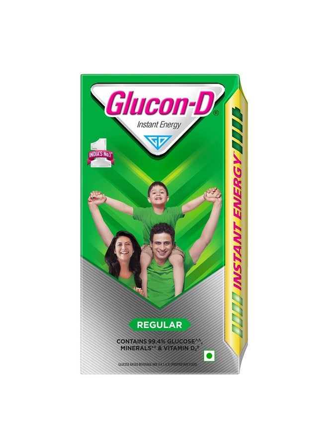 Glucon-D Regular Glucose Powder(1kg, Refill)| For Tasty Glucose Drink| Provides Instant Energy| Vitamin D2 Supports Immunity - Image 1