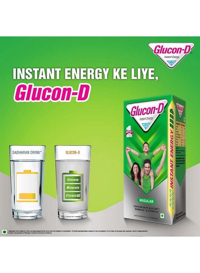 Glucon-D Regular Glucose Powder(1kg, Refill)| For Tasty Glucose Drink| Provides Instant Energy| Vitamin D2 Supports Immunity - Image 4