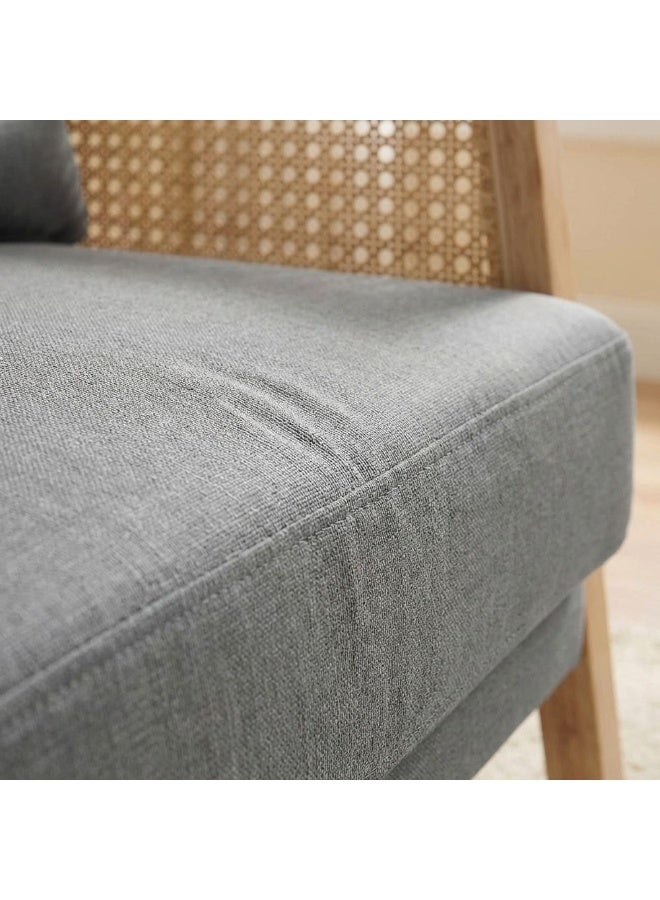DANUBE HOME Lunor 3 Seater Fabric Sofabed | Convertible Sleeping Sofa Bed | Comfortable Living Room Furniture L196xW82xH81cm - Grey - Image 3